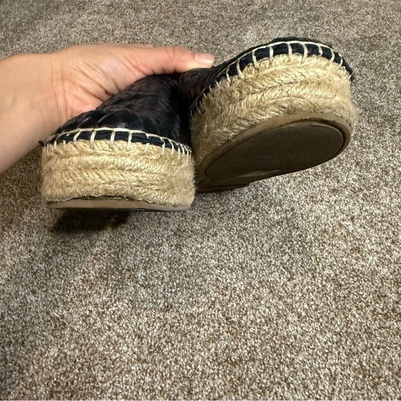 Sam Edelman Black Woven Leather Loafers - Picture 8 of 12